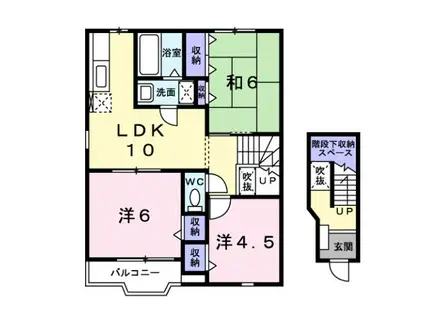 サミーコーポIII(3LDK/2階)の間取り写真