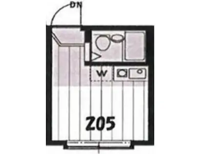アーバンプレイス和泉II(ワンルーム/2階)の間取り写真