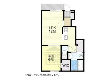 江坂町2丁目PJ(1LDK/1階)の間取り写真