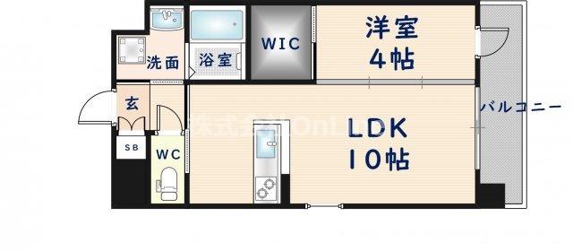 GRAN DUE永和駅前(1LDK/3階)の間取り写真
