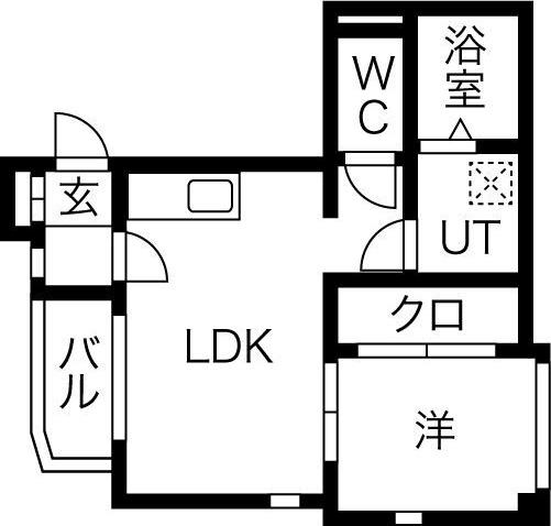 ラ・ナチュール大須(1LDK/3階)の間取り写真