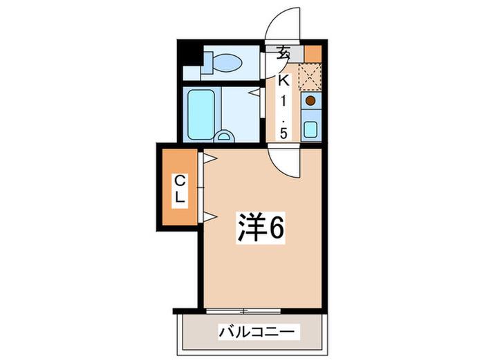 セラヴィーMC(1K/2階)の間取り写真