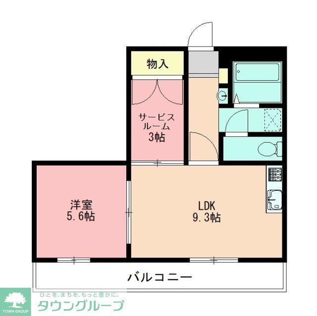 SETTLE金森(1SLDK/2階)の間取り写真