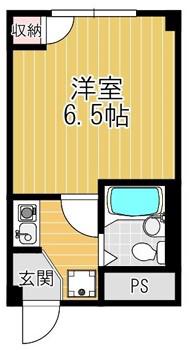 ジョイス千林(1K/3階)の間取り写真