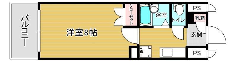 リファレンスイーストパーク(1K/10階)の間取り写真