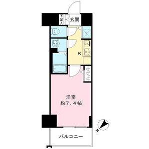 エスリード新栄グランラグジェ(1K/4階)の間取り写真