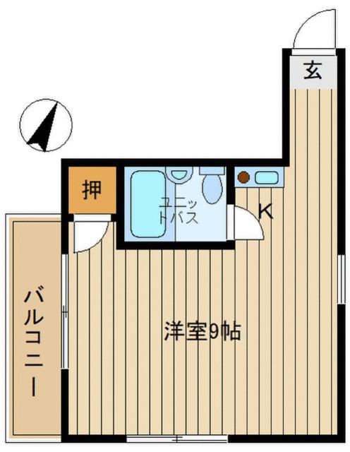 ピアハウス(ワンルーム/3階)の間取り写真