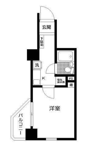 日神パレステージ中村橋(1K/3階)の間取り写真
