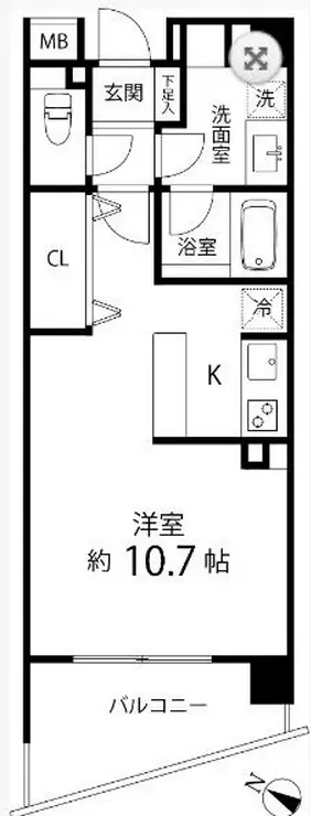 グレイスコート志村三丁目 3階階 間取り