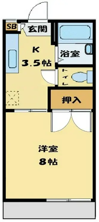 スカイメゾンA 1階階 間取り