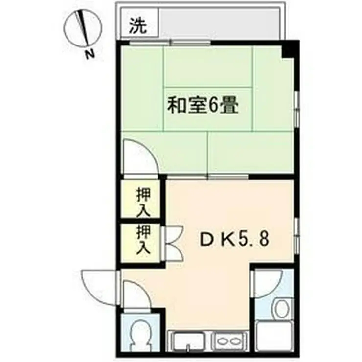 タツミハイツ 3階階 間取り