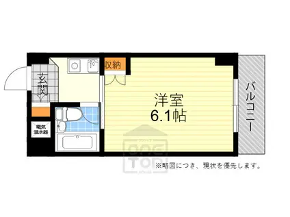 MUSE PARK ESAKA(1K/2階)の間取り写真