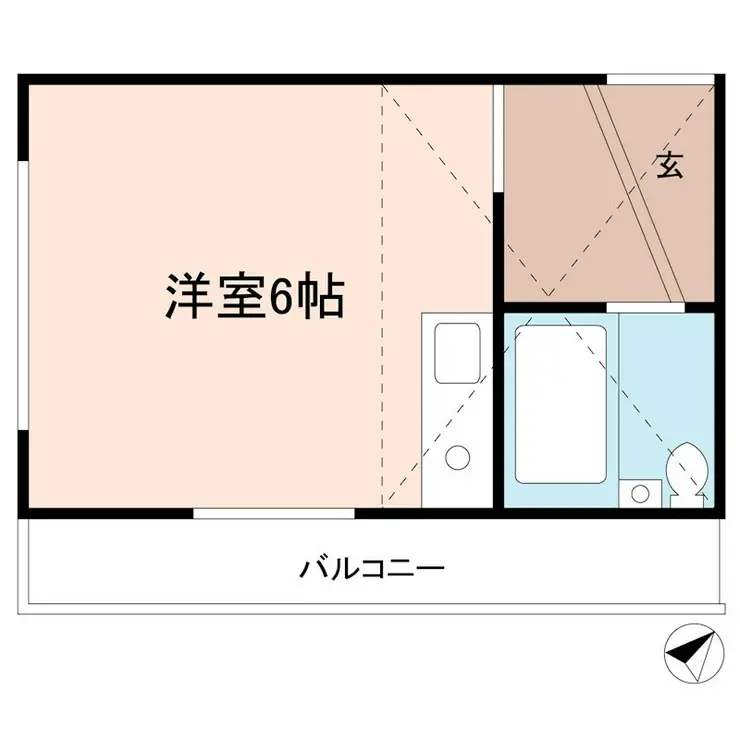 アネックス東浦和 1階階 間取り