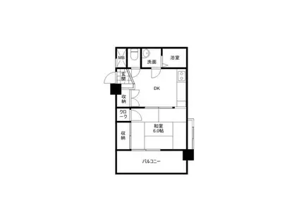 別府駅前ダイカンプラザ(1DK/3階)の間取り写真