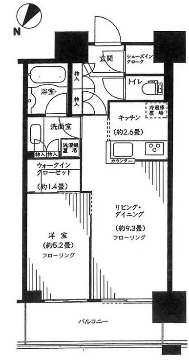 ザ・クレストタワー 2階階 間取り