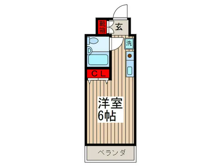MAC小岩ステーション 6階階 間取り