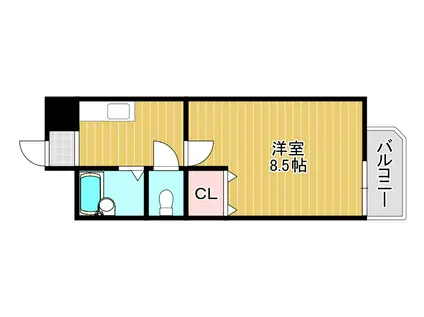 ビラプリンス7(1K/7階)の間取り写真