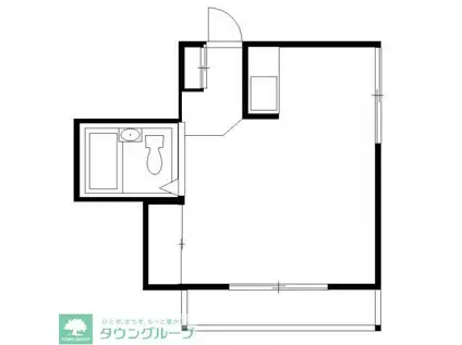 第一澤ビル(ワンルーム/3階)の間取り写真