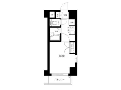 ヴェルステージ駒込(1K/3階)の間取り写真