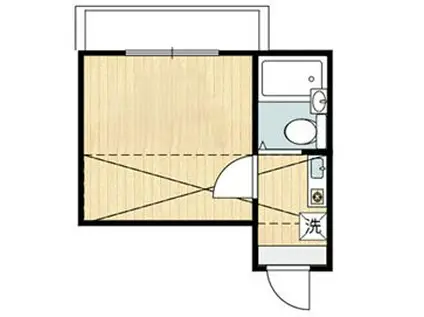 イルビラージュ綾瀬(1K/3階)の間取り写真