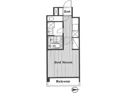ラポール上板橋(1K/3階)の間取り写真