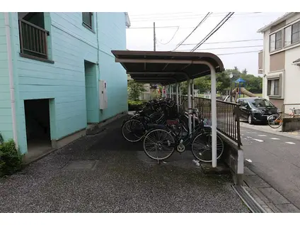 埼大前・小鳩ハイツ 桜草(1K/2階)の外観写真