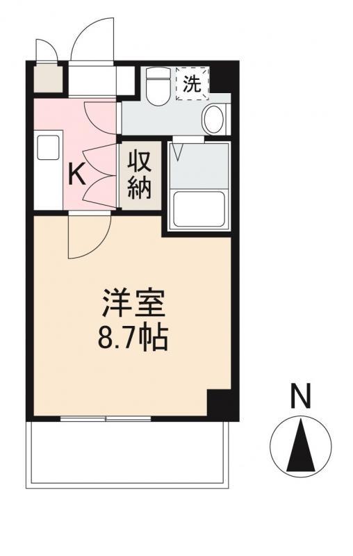 プレシャスタイム中野町(1K/4階)の間取り写真