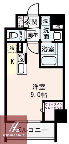 ラルーチェ北梅田(ワンルーム/2階)の間取り写真