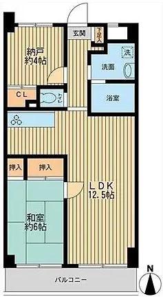 アビタシオンクレール(1SLDK/1階)の間取り写真