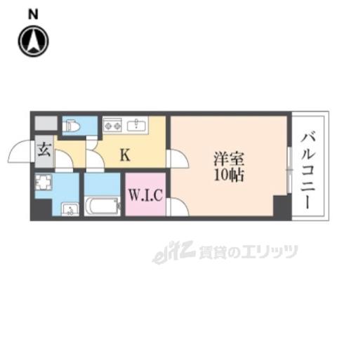サムティ塚口レジデンス(1K/5階)の間取り写真