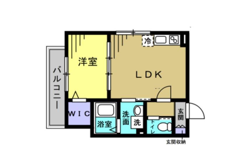 D-COMFORT八千代台(1LDK/1階)の間取り写真
