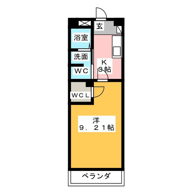 GRANDUKE SUZUKA(1K/10階)の間取り写真