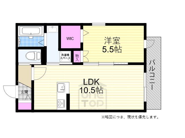 ティースリーモジュカ(1LDK/3階)の間取り写真