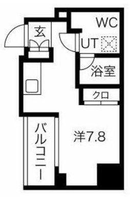 エルフォルテ五反田(ワンルーム/13階)の間取り写真