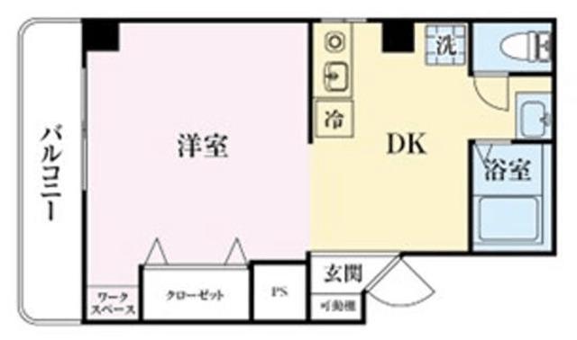 JLBグランエクリュ住吉II(1DK/6階)の間取り写真