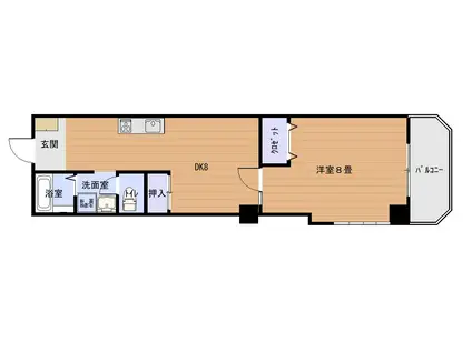 コベントリーヒルマンション(1DK/2階)の間取り写真