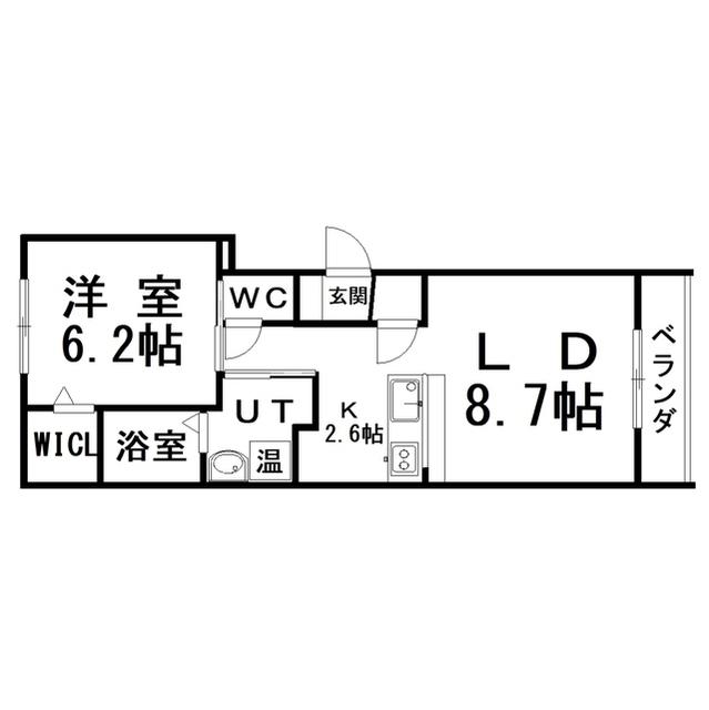 セント・ウレア(1LDK/3階)の間取り写真
