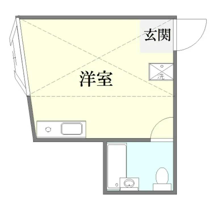 クレモント生田 2階階 間取り