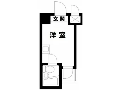 トップルーム品川第2(ワンルーム/10階)の間取り写真
