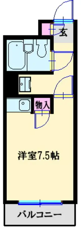 ヒルサイドビル3 3階階 間取り