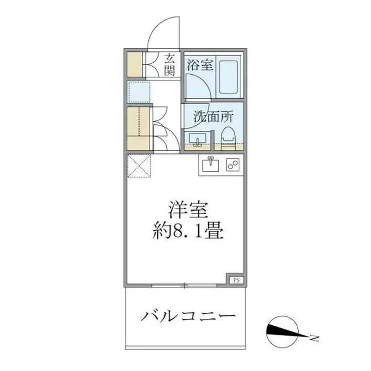 シティタワー大井町 4階階 間取り