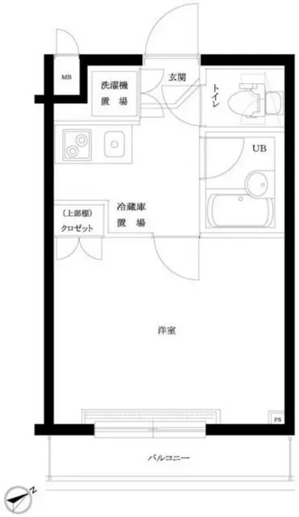 ルーブル荻窪伍番館 3階階 間取り