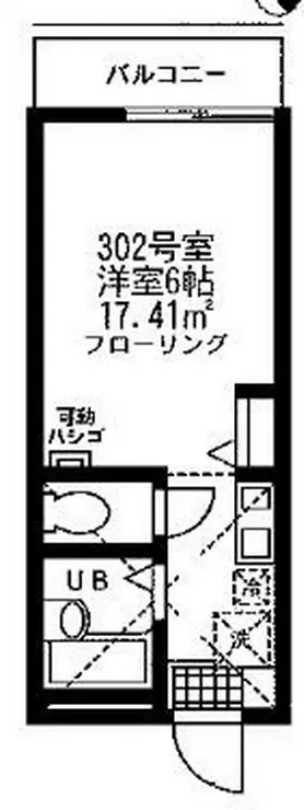 モンステラ六角橋 3階階 間取り