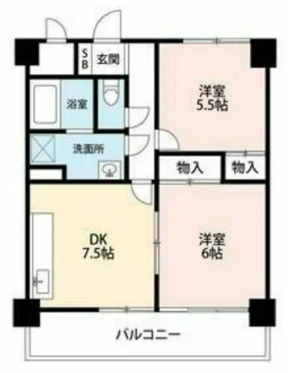 エクセルみたけ 2階階 間取り