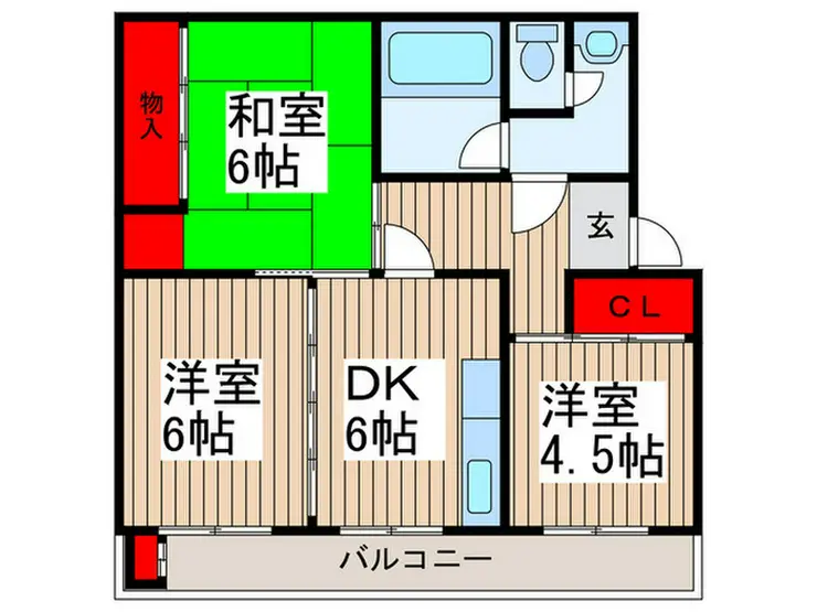 KSマンション 4階階 間取り