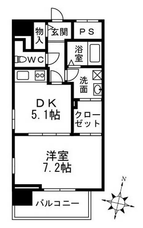 恵ビル 8階階 間取り