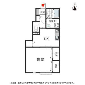 Y・M COURT NAGATA A(1DK/1階)の間取り写真
