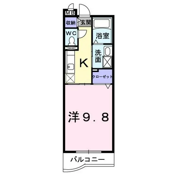 エターナル南与野 3階階 間取り