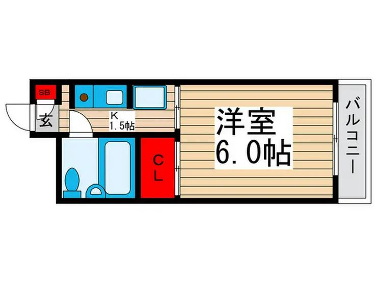 ニュー瑞江 1階階 間取り