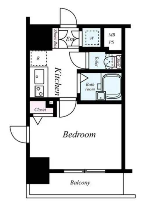 パークウェル麻布十番 6階階 間取り